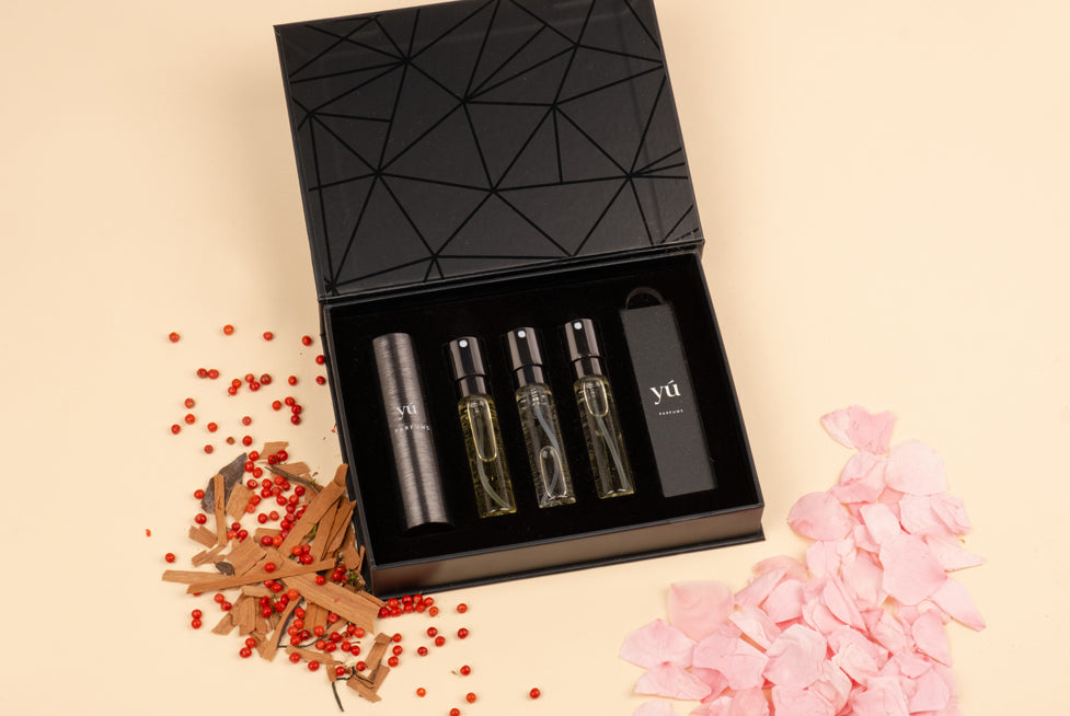 Edition I of Yú Parfums niche fragrance subscription service